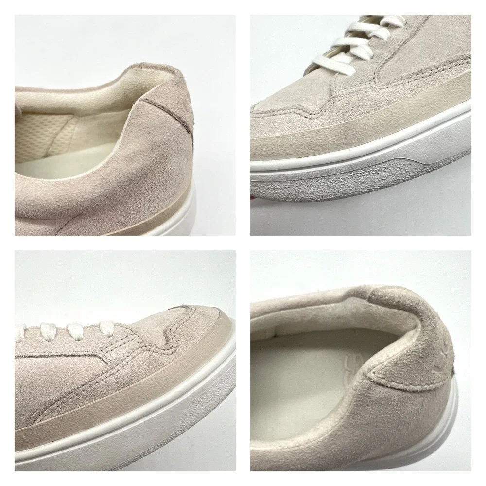 UGG South Bay Sneakers Mens 9 Beige Vream Low Top Suede Trainer Casual Lace Up